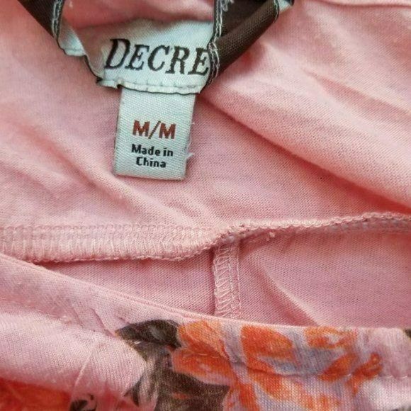 Decree Racer Back Floral Halter Top is Peachy! - Picture 3 of 6